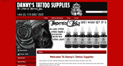 Desktop Screenshot of dannystattoosupplies.com